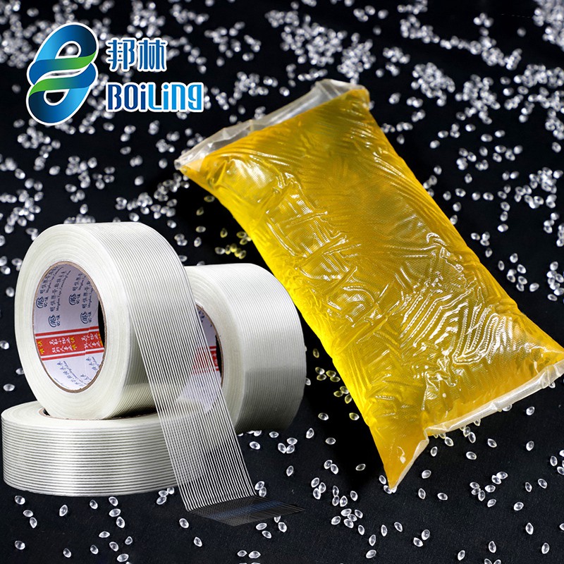 เทปตาข่ายใยแก้วกาวร้อนละลาย