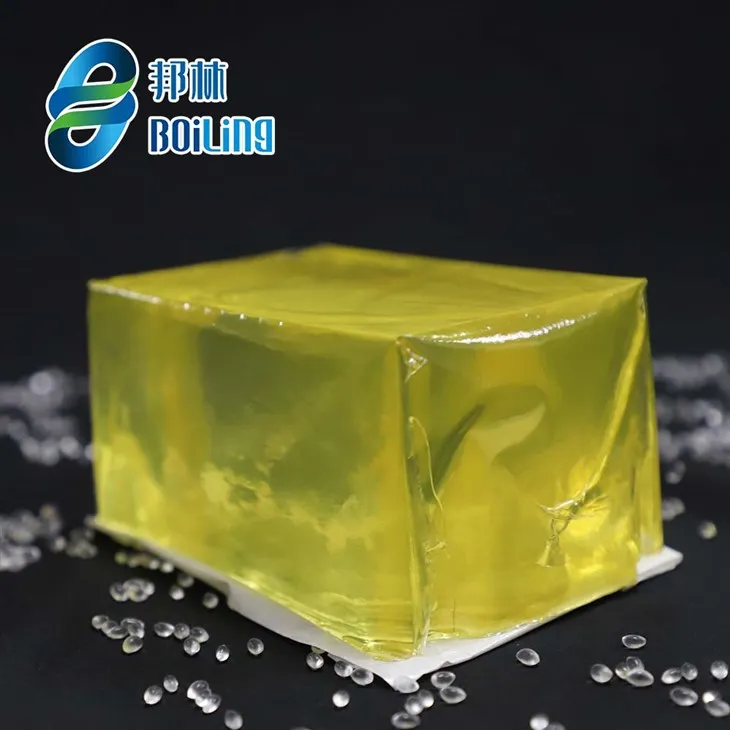 กาวไวต่อแรงกดร้อนละลายสีเหลืองทึบ